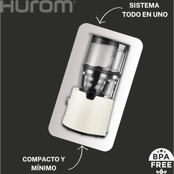 Hurom Entsafter H330P - Premium-Entsafter mit langsamer Presstechnologie, Deep Ivory – Bild 5