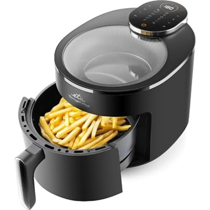 eta Heißluftfritteuse ETA516890000, 1500 W, 5 Liter Fassungsvermögen, 12 Automatikprogramme, LED-Touchdisplay, Überhitzungsschutz – Bild 4