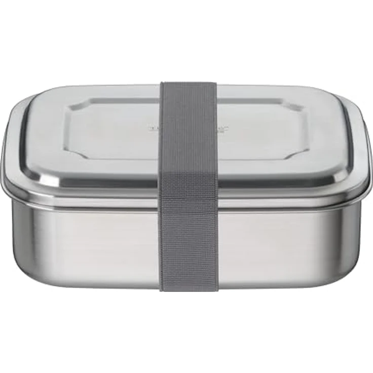 THERMOCAFÉ Brotdose aus Edelstahl, stone grey, spülmaschinenfest, 1,00 l, für Uni, Schule, Büro – Bild 1