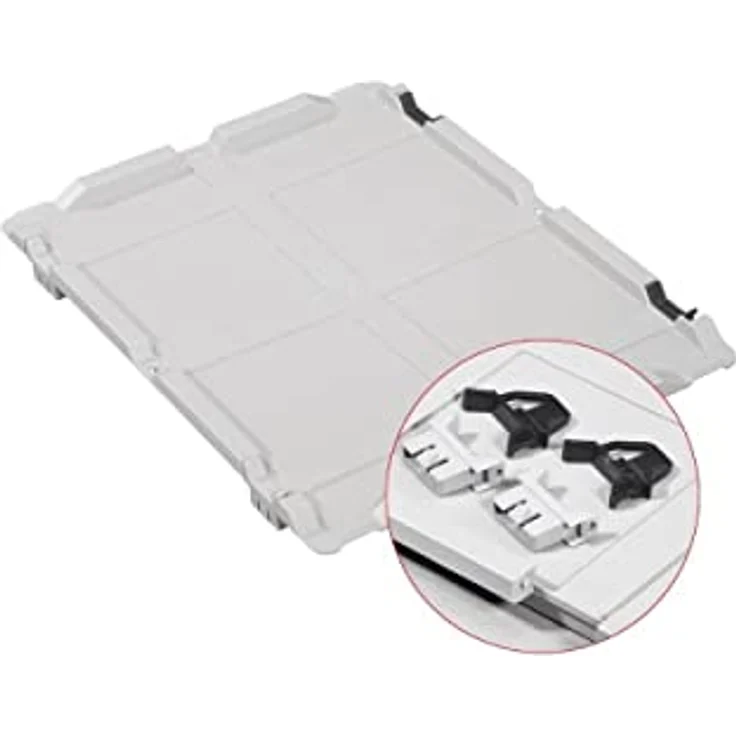 PROREGAL SuperSparSet 16x Eurobox NextGen Grip, 11 L, langlebige Transportbox mit Scharnierdeckel und schwarzen Schiebeschnappverschlüssen, grau, HxBxT 12x30x40cm – Bild 2