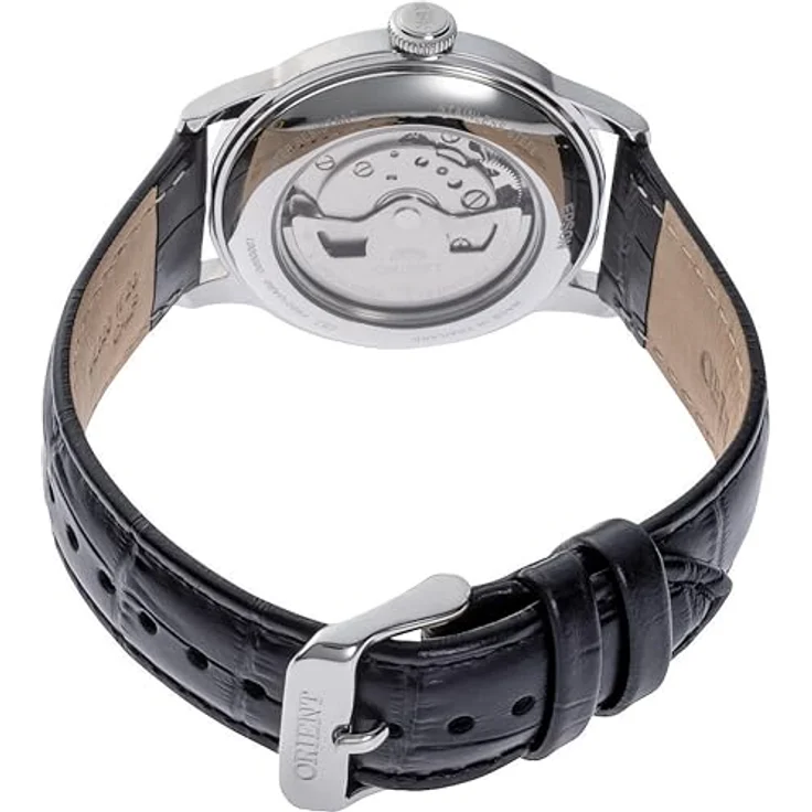 Orient Automatikuhr Orient RA-AP0101B30B Herrenuhr Bambino Small Second 38,5 mm, SchwarzEdelstahlgehäuse, Kalbslederarmband – Bild 2