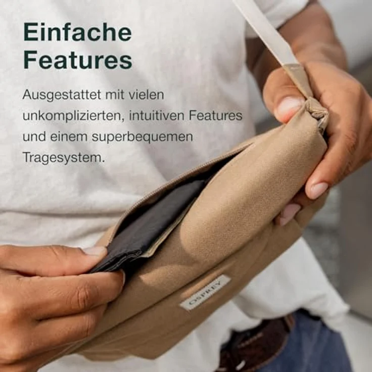 Osprey Arcane Hip Bag, Gürteltasche aus 100% Polyester, 28 cm x 9 cm x 12.5 cm, schwarz – Bild 5