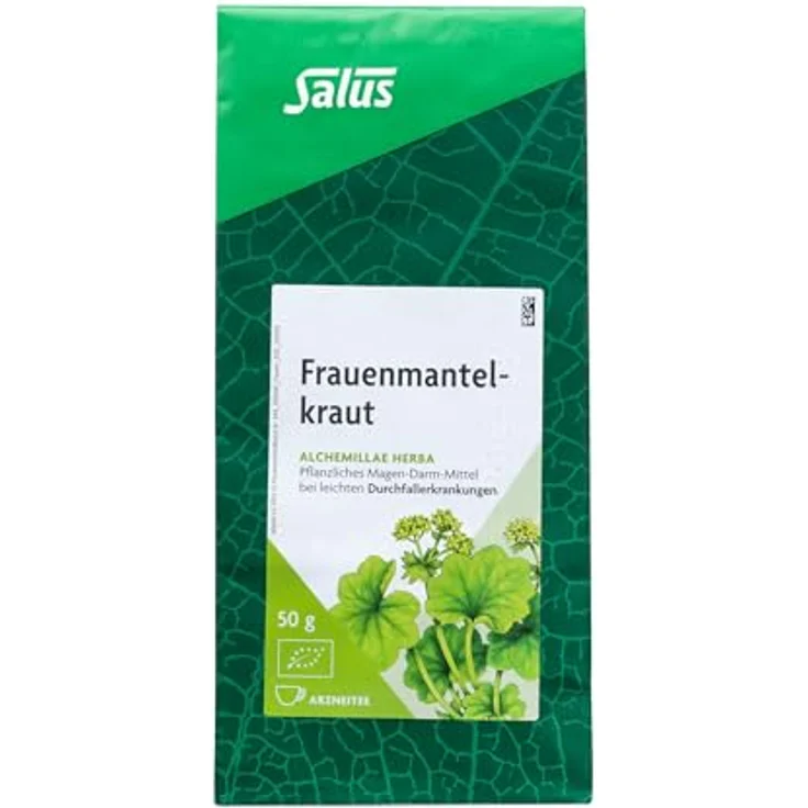 Salus Frauenmantelkraut Arzneitee, Bio 50 g - Pflanzliches Magen-Darm-Mittel bei leichten Durchfallerkrankungen – Bild 2