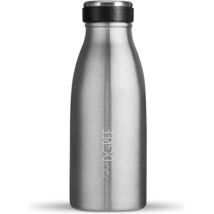 Trinkflasche Isolierflasche Edelstahl 350ml Doppelwandig 720°DGREE milkyBottle solid stainless – Bild 1