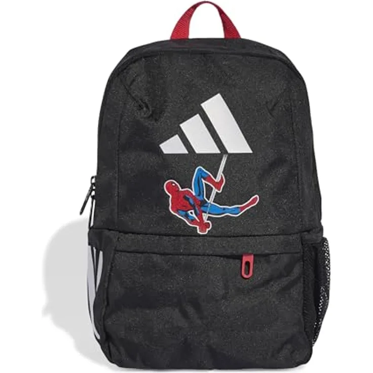 adidas Sportswear MARVEL Spider-Man Kids Daypack, Rucksack mit verstellbaren Trägern und Reißverschlusstaschen