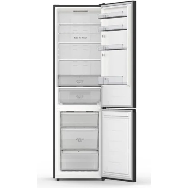 Hisense RB440N4AFA Kühl-Gefrier-Kombination/Höhe 201 cm/Kühlen 178 L/Gefrieren 98 L/LED Beleuchtung, Dark Inox – Bild 2