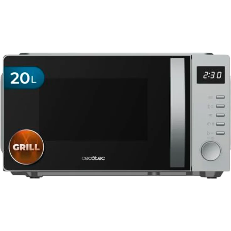 Cecotec Proclean 5005, Solo-20l-Mikrowelle mit 700 W, 3DWave-Technologie, eingebaute Uhr und Timer – Bild 1