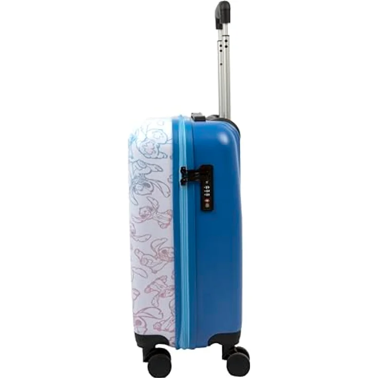 UNDERCOVER Kinderkoffer Stitch, 59 cm, 4 Rollen, mit TSA-Zahlenschloss, Polycarbonate Trolley in blau – Bild 5