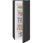 Bomann® Gefrierschrank GS 7364, 143 cm, 168L, 4 Sterne, wechselbarer Türanschlag, leise, schwarz-inox