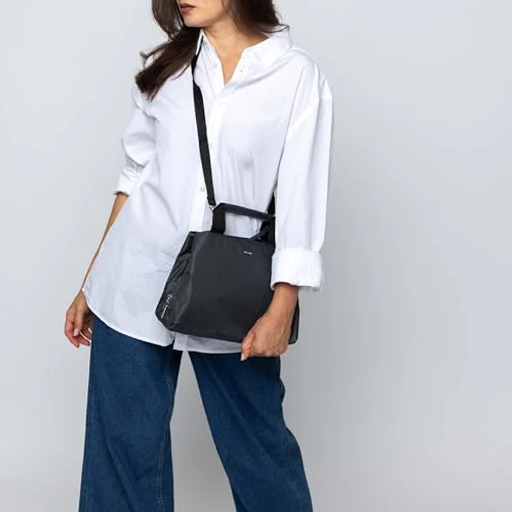 Picard Shopper Happy, Nylon Einkaufstasche, wasserabweisend, schwarz, drei Fächer – Bild 5