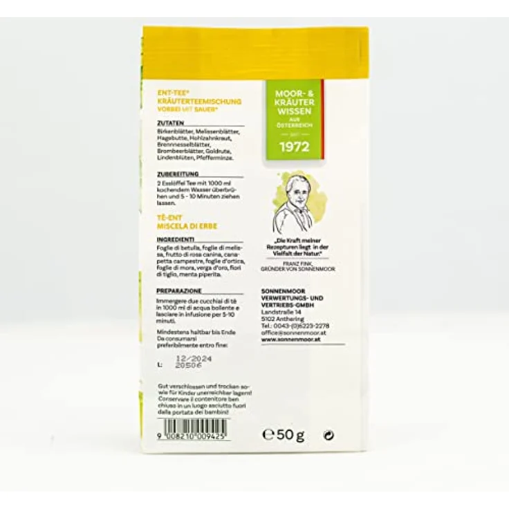 SonnenMoor TEE ENT, 50 g Tee zur inneren Reinigung – Bild 4