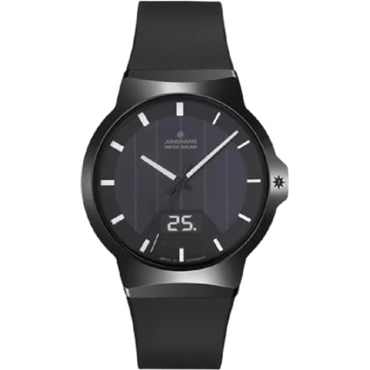 Junghans Herren Armbanduhr 018 1000.00 Force Mega Solar – Bild 1