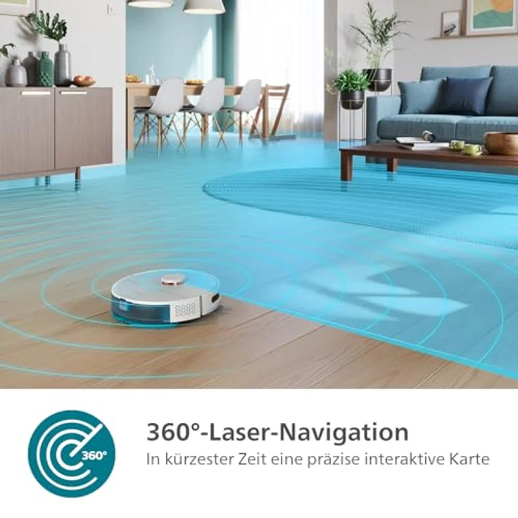 Philips Roboter-Staubsauger, 2700Pa Saugleistung, Schwarz (XU2000/10) – Bild 9