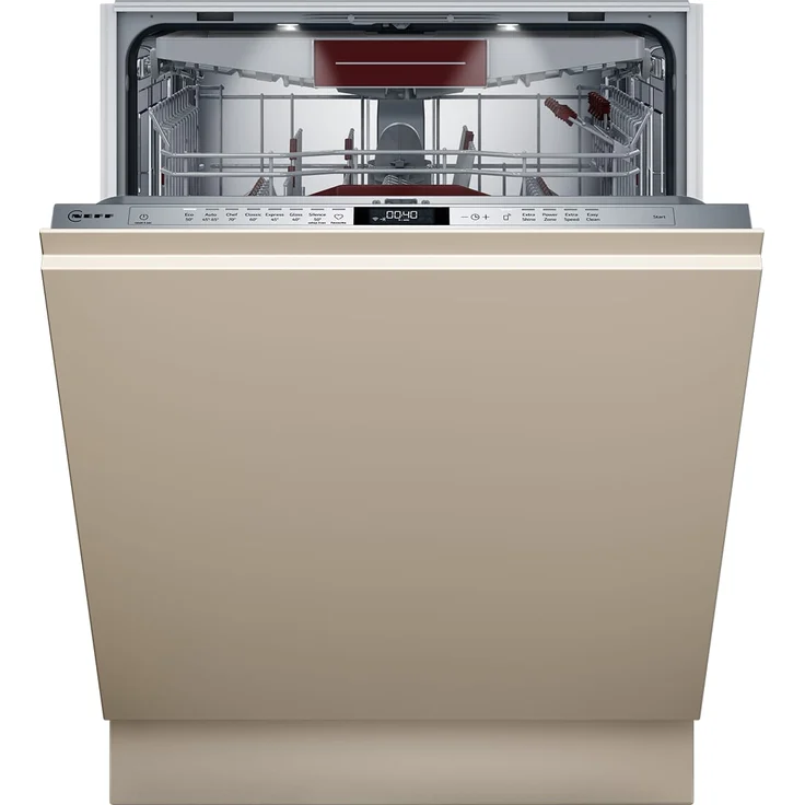 Neff S157ZCX01E vollintegrierter Geschirrspüler, 14 Maßgedecke, TimeLight, Besteckkorb, 9 L, 43 dB, Energieklasse B – Bild 1