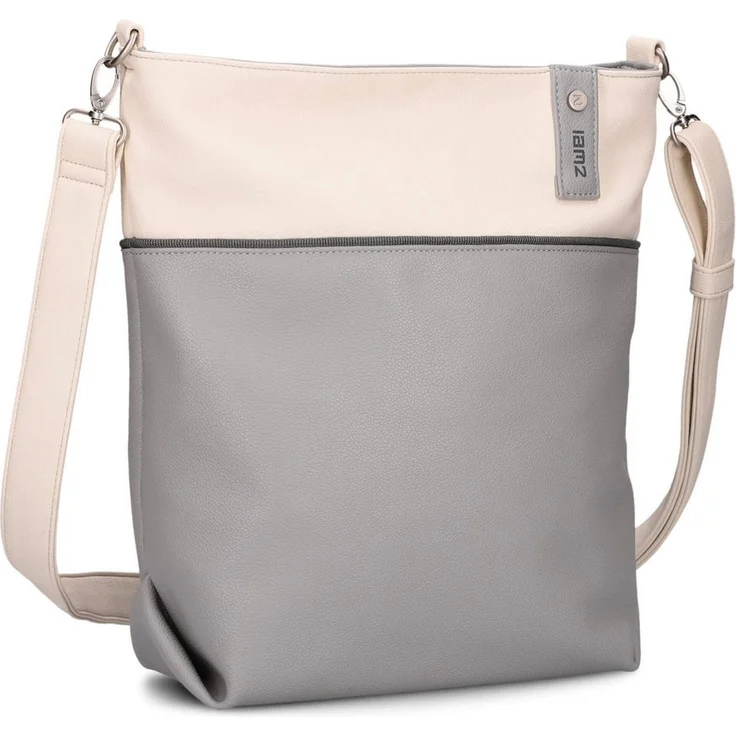 Zwei Umhängetasche Jana J12 - Schultertasche 33 cm (foggy) – Bild 1