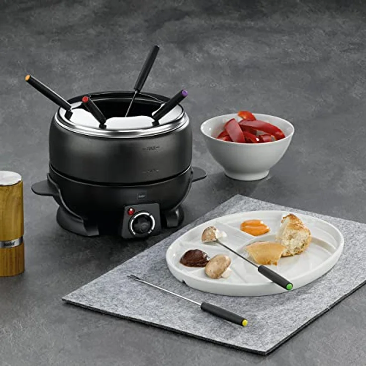 Kela Elektrofondue Simplon schwarz, Fondue Set – Bild 2