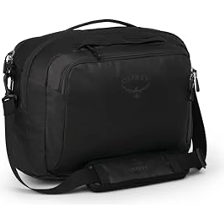 Osprey Transporter Carryon Boarding Bag, 46 cm mit Laptopfach, schwarz (Raven Black)