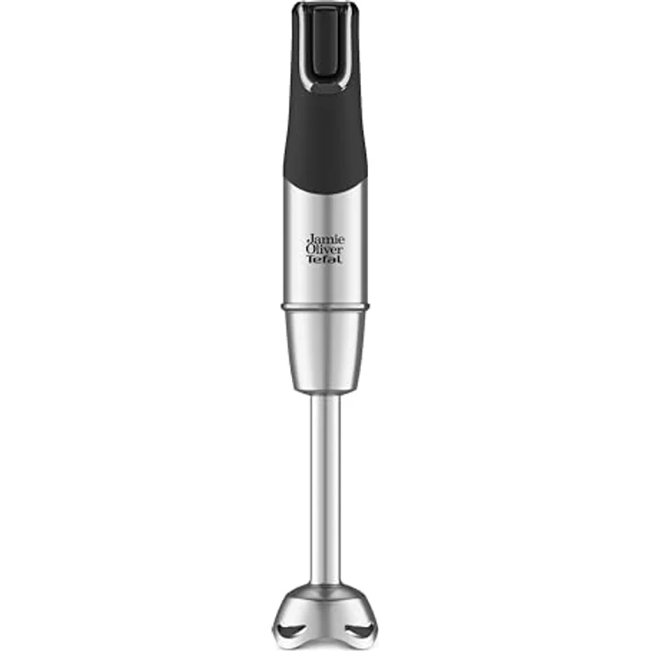 Tefal Jamie Oliver HB95JD10 Stabmixer, 1200 Watt, Edelstahlklingen, Multi-Speed Trigger, spülmaschinengeeignet, Schwarz/Edelstahl, inkl. 800 ml Becher – Bild 3