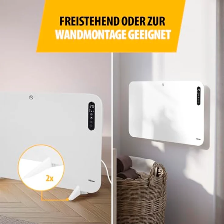 Tristar KA-5092 Infrarot-Heizpaneel, 400 W mit 24-Stunden-Timer und IP44-Schutz, ideal für Wandmontage und freistehende Nutzung – Bild 8