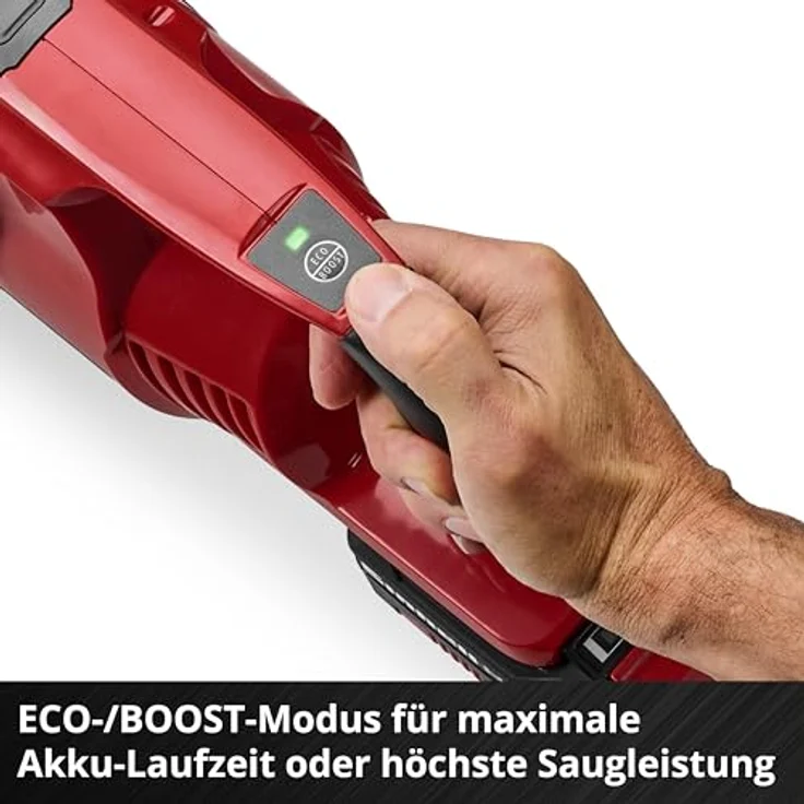 Einhell Akku-Stielstaubsauger TE-SV 18 Li, beutelos mit 1x4,0Ah Akku, 2-in-1 Funktion, ECO- und BOOST-Modus, motorisierte Bodendüse – Bild 8