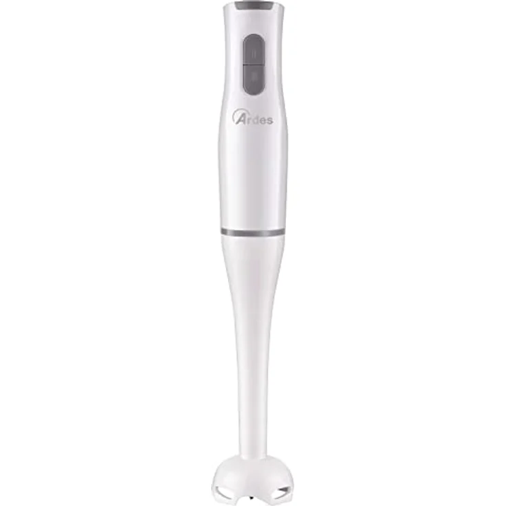 Ardes ARMIX01 DEEP Mini-Stabmixer, 4 Edelstahlklingen, 15.000 U/min, 2-Geschwindigkeiten, abnehmbar, weiß – Bild 1