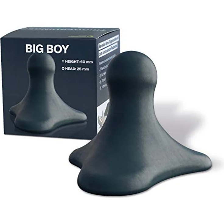 K-Active Triggerdinger (Big Boy) | Triggerpunkt-Drücker | Innovatives Massagegerät zur Selbstbehandlung | Schwarz – Bild 1