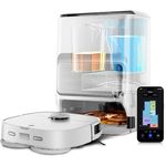 EUREKA J12ULTRA DE Saug&Wischroboter & All-in-One Station, Heißlufttrockung, 5000Pa, LIDAR, Teppicherkennung, Kantenreinig, 4,7 Liter, Weiß