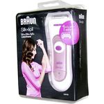 Braun Silk-épil 5-100, Epilierer und Damenrasierer für Arme, Achseln und Bikinizone, abgerundeter Kopf für einfache Anwendung