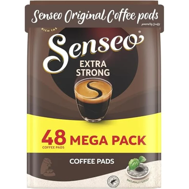Senseo Kaffeepads Extra Strong / Extra Kräftig, Intensiver und Vollmundiger Geschmack, Kaffee für Kaffeepadmaschinen, 48 Pads – Bild 2