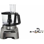 Moulinex Küchenmaschine FP827E10 Silberfarben 1000 W, 1000 W - 10 Geschwindigkeitsstufen, 3 L Kapazität