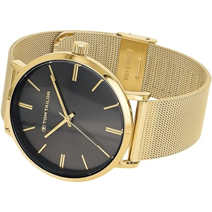 Tom Tailor 2100596, Herren Armbanduhr mit Metallband, Silber, wasserdicht bis 3 bar, Edelstahlarmband, Geschenkbox – Bild 3