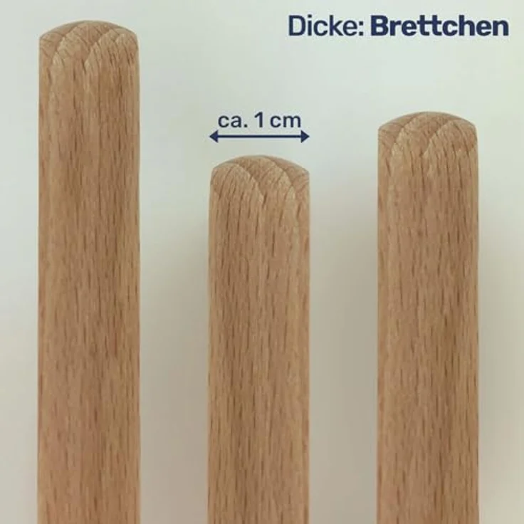 Gravidus 100 Frühstücksbrettchen eckig Holz Buche 22x12x1 cm – Bild 7
