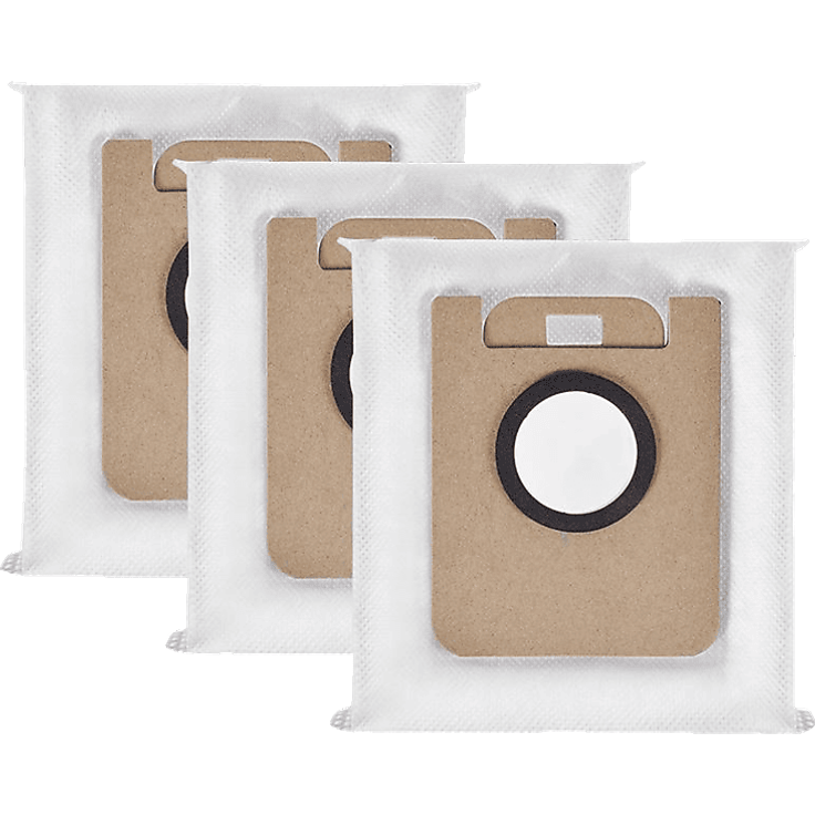 DREAME D10 Plus, Staubbeutel 2,5 Liter, 3 Stück, langlebig, weiß