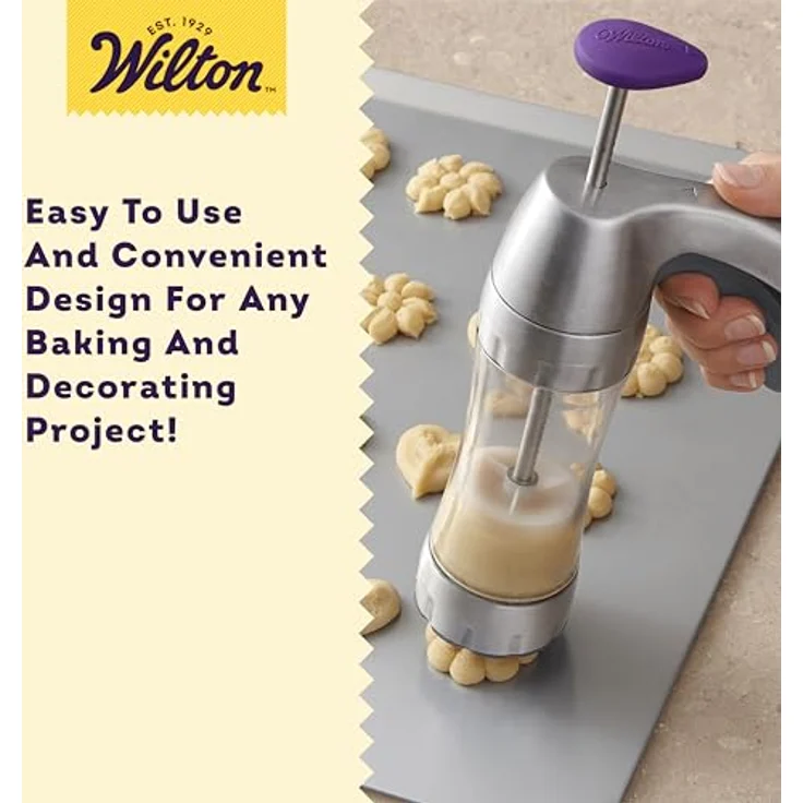 Wilton Preferred Cookie Press, Assortiert, Mehrfarbig, 22.7 x 22.7 x 27.7 cm – Bild 5