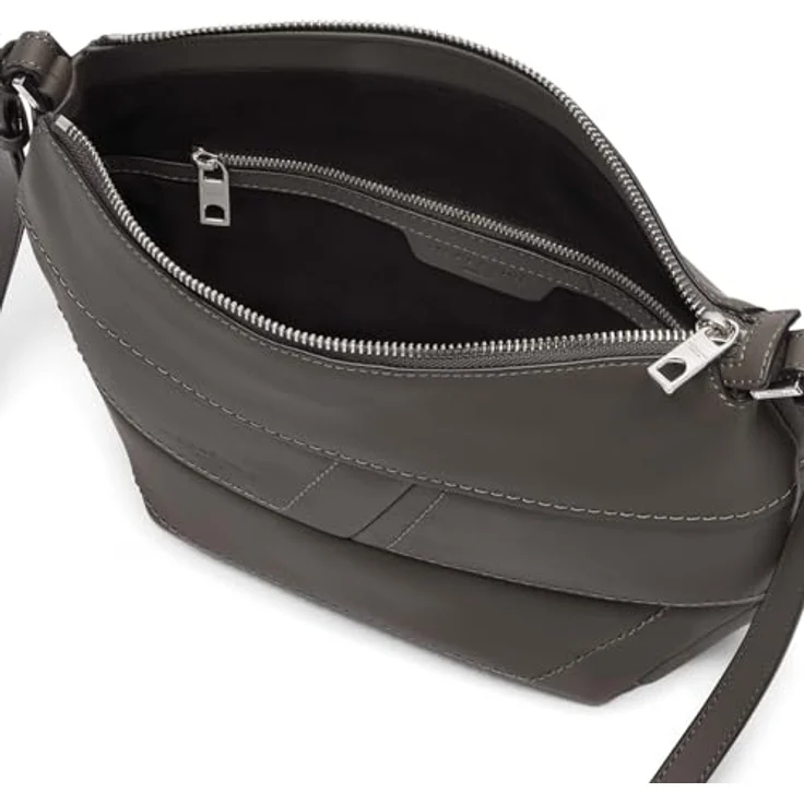 Liebeskind Edda Umhängetasche, 100% Leder, 20 cm x 11 cm x 22 cm, braun – Bild 4