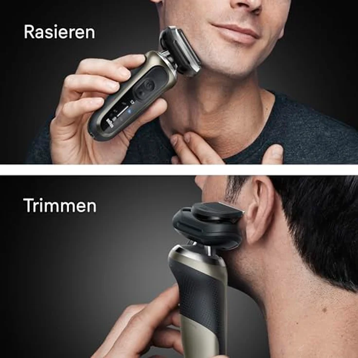 Braun Series 7 72-G7200cc, Elektrorasierer mit Präzisionstrimmer, wasserfest, 60 Minuten Akkulaufzeit, inklusive 4in1 SmartCare Center – Bild 5
