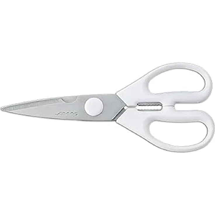 Arcos Serie Prochef - Küchenschere - Klinge Edelstahl 195 mm - HandGriff Polypropylen Farbe Weiß