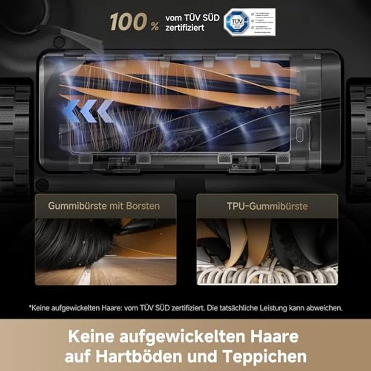 Dreame L40s Pro Ultra, Saugroboter mit Wischfunktion, 600 W, 19.000 Pa Saugkraft, Hindernisüberwindung bis 4 cm, KI-gesteuerte Kamera – Bild 5