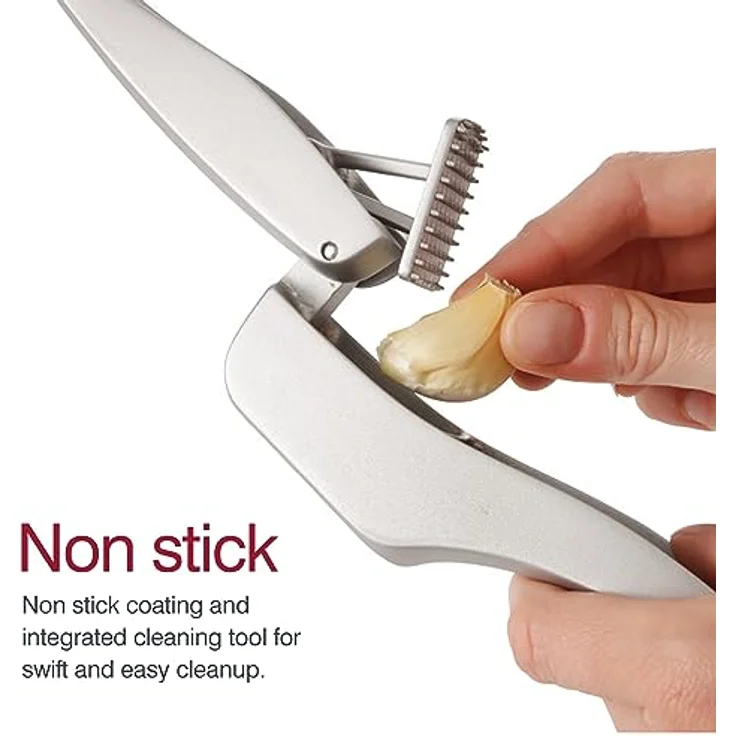 Zyliss Knoblauchpresse E12150 Susi 3 praktische Presse für große Knoblauchzehen auch mit Schale. Inklusive Reinigungswerkzeug. Länge: 15 cm. – Bild 4