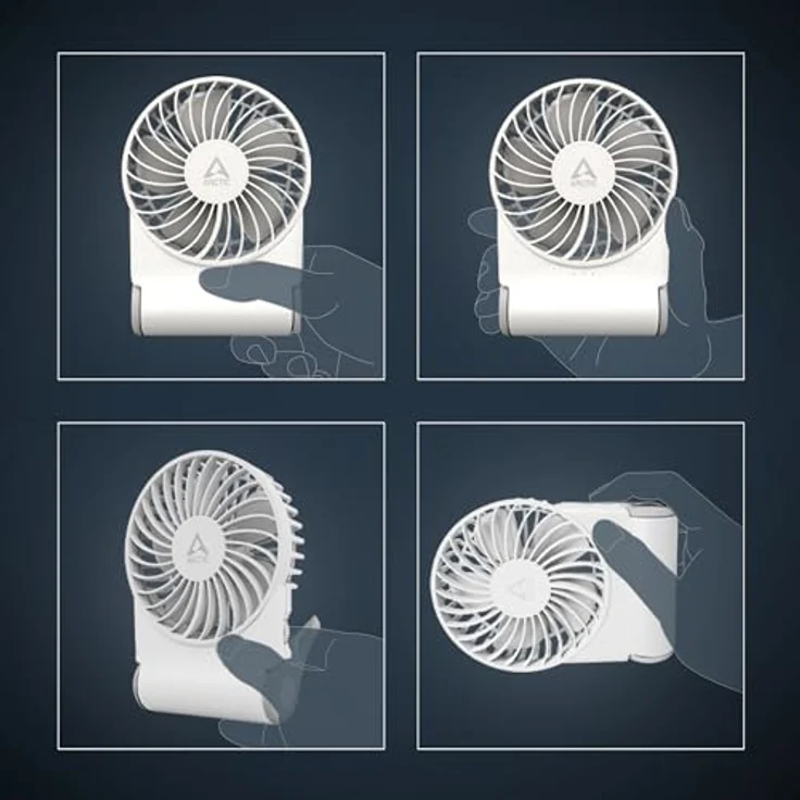 Arctic Summair 2Go, tragbarer Ventilator in Weiß mit kompaktem Design – Bild 5