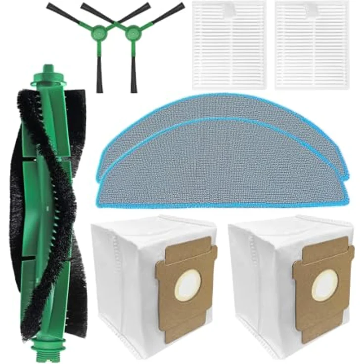 T6 Power Zubehörset für iRobot Roomba Combo Essential, Combo 2 Essential, Staubsauger Roboter Zubehör – Bild 1