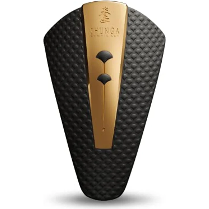 Shunga Luxuriöser Auflegevibrator, Massagegerät für Vulva, Klitoris & Perineum, flexible Spitze, modernes Design – Bild 1