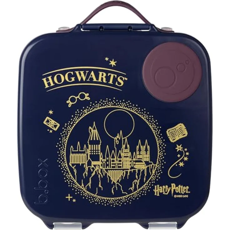 b.box Harry Potter Jumbo Bento Box, Lunchbox mit 4 Fächern (2 auslaufsicher), herausnehmbarer Trennwand, Gel-Kühlakku, 2,2L für Kinder ab 3 Jahren – Bild 3