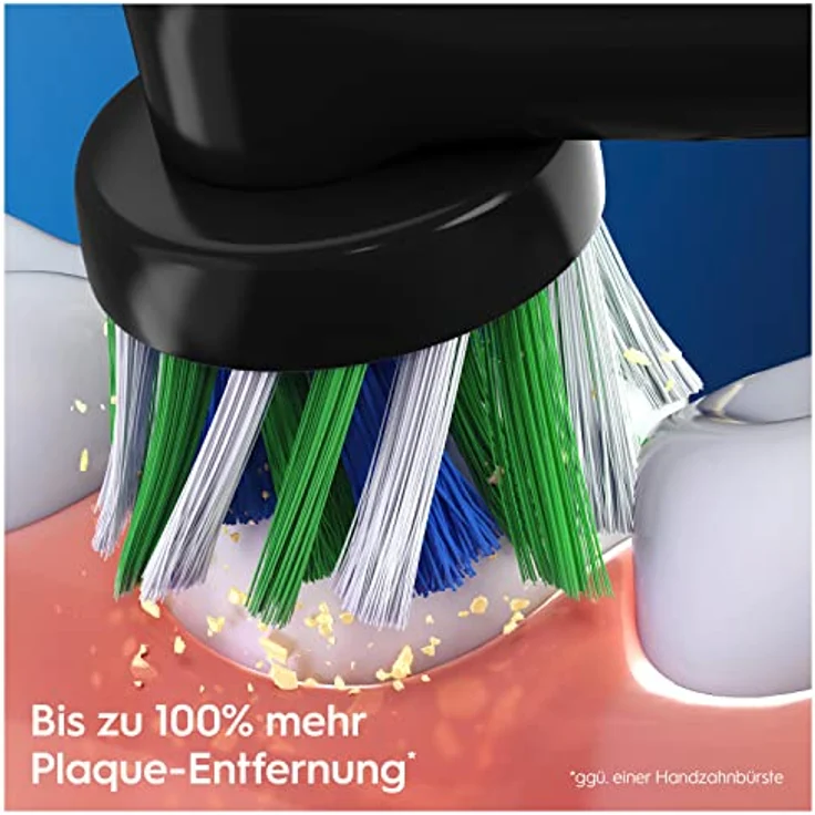 Oral-B CrossAction CleanMaximiser Black Edition 10er Aufsteckbürste – Bild 2