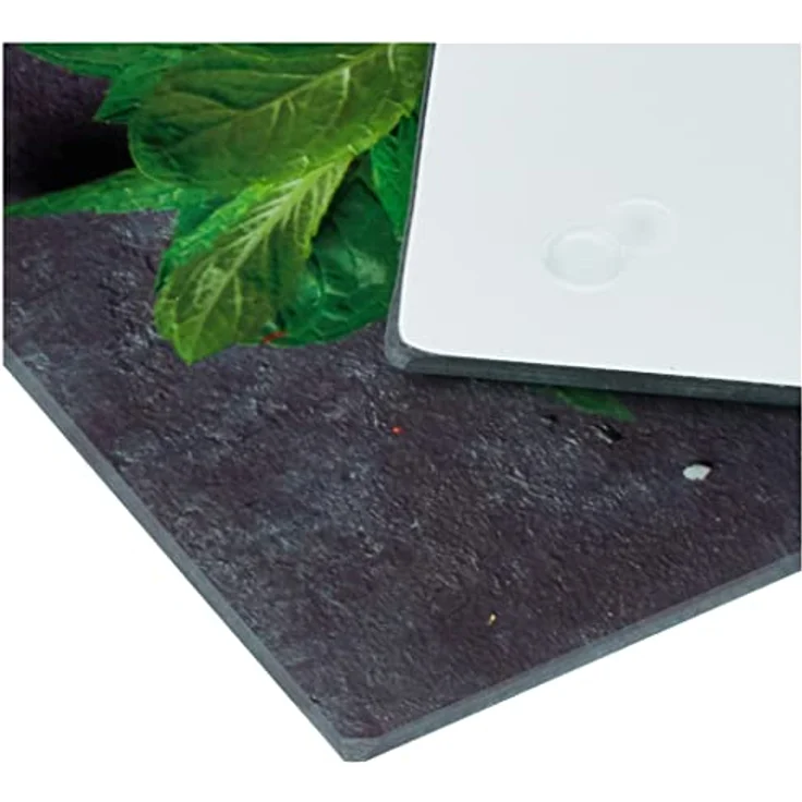 Allstar Glasabdeckplatten Basilikum - 2er Set, Kochplattenabdeckung für Glaskeramik-Kochfelder, Gehärtetes Glas, 30 x 0,8 x 52 cm, mehrfarbig – Bild 5