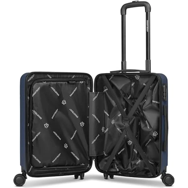 SMARTBOX Hartschalen Kabinen-Koffer Edition 05, kleiner Trolley 40 x 23 x 55 cm, 41 Liter Volumen, leichtes 2,68 kg, 4-Doppelrollen & Zahlenschloss – Bild 4