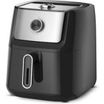 KB-ELEMENTS Heißluftfritteuse 6.5 Liter, Airfryer XL, Friteuse ohne Öl, 1600W, Hot Air Fryer, Air Fry, Grillen, Backen, frittieren, Timer, Antihaftbeschichtung