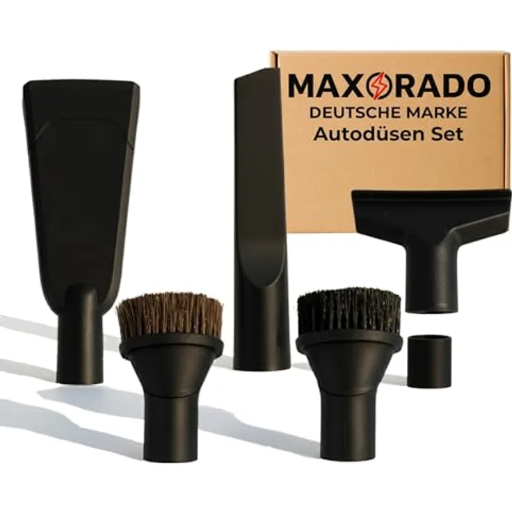 Maxorado Komfort Auto Staubsauger Düsen Set, 5-teilig mit NW35 und 32mm Adapter, kompatibel mit Bosch Siemens Miele Kärcher Einhell Numatic Severin Dirt Devil Rowenta