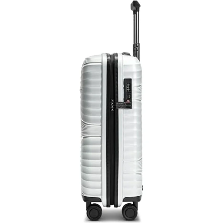 Pactastic Collection 02 Ultraleicht Hartschalen Check-in Koffer | Mittelgroßer Trolley 45 x 25 x 67 cm / 62 Liter/nur 3.080 Gramm, Polypropylen Material | 4 Doppelrollen & TSA-Schloss – Bild 3