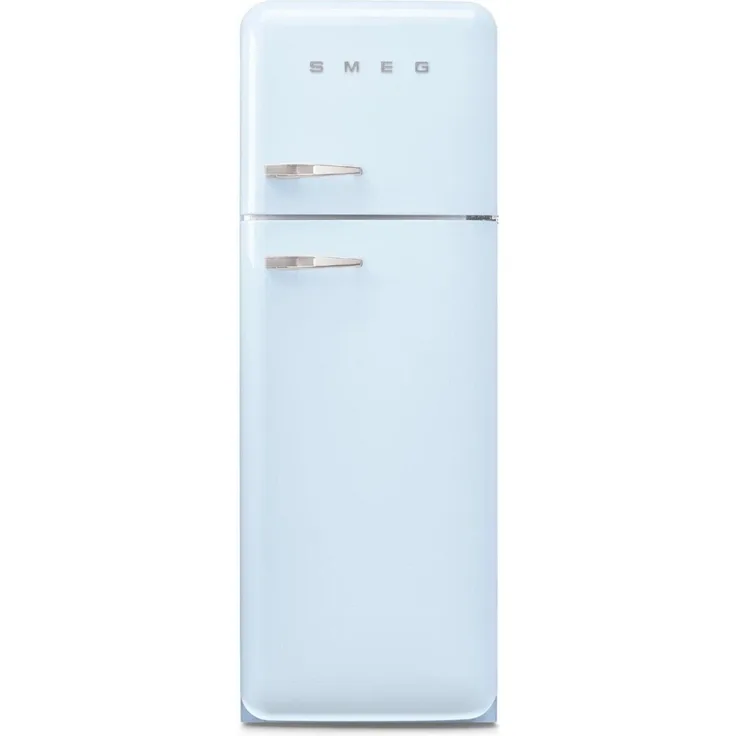 SMEG FAB30RPB6 Kühl-/Gefrierkombination, 222 Liter, rechtsanschlag, Pastellblau, 34 dB, Abtauautomatik